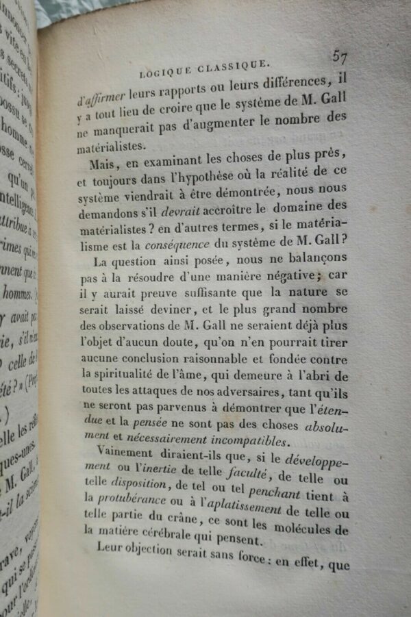 Logique Classique, d'après les principes de philosophie de M. Laromiguière 1827 – Image 5