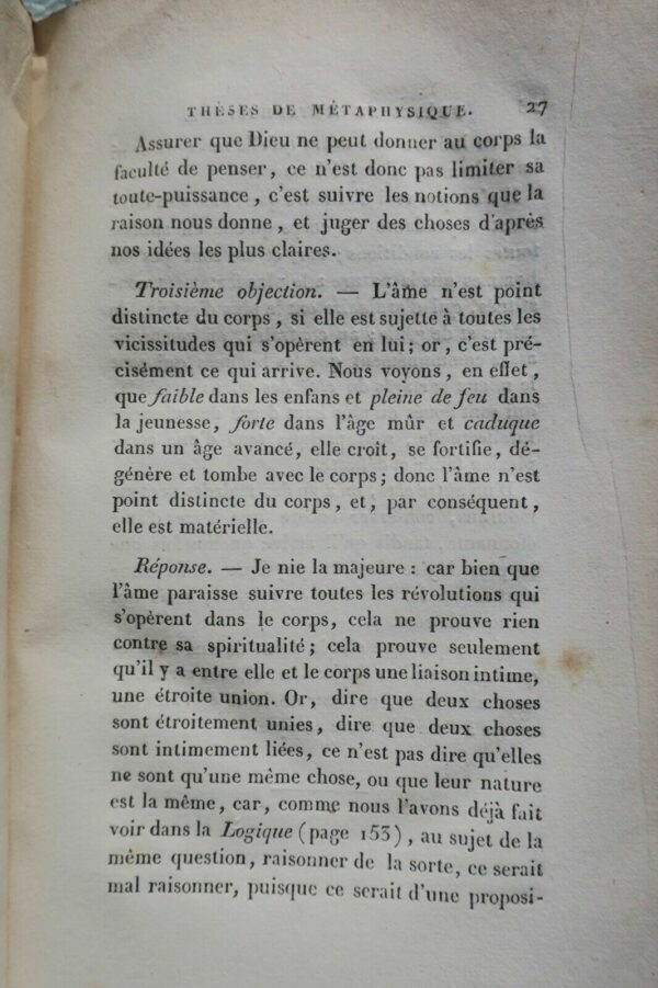 Logique Classique, d'après les principes de philosophie de M. Laromiguière 1827 – Image 8