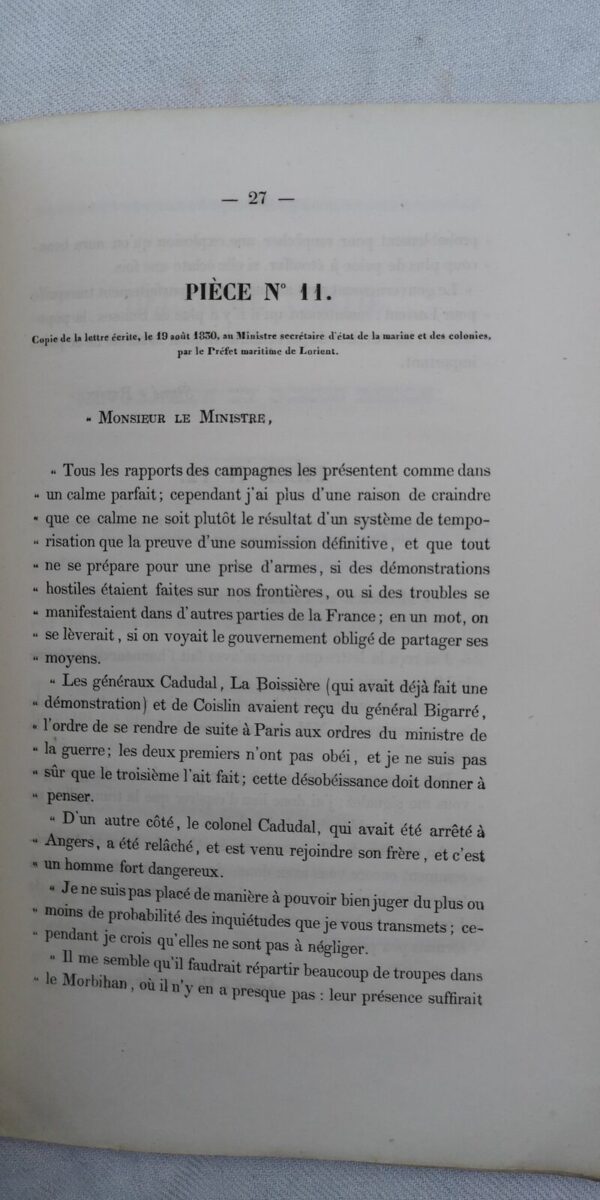 Lorient précis des faits relatifs au changement de couleurs à Lorient 1830 – Image 3