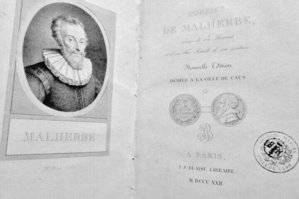 MALHERBE POÉSIES DE MALHERBE 1822