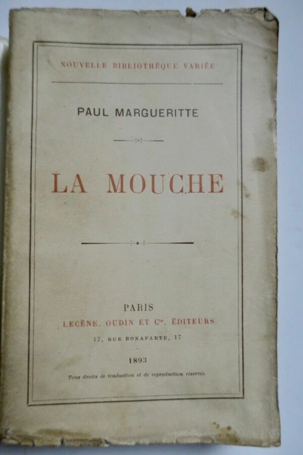 MARGUERITTE (Paul) La mouche 1893