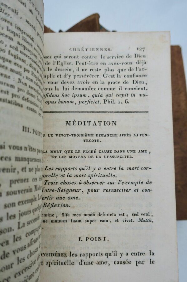 MEDITATIONS SUR LES PRINCIPALES VERITES CHRETIENNES ET ECCLESIASTIQUES 1818 – Image 7