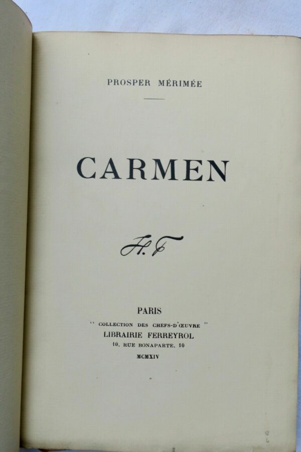 MERIMEE  CARMEN 1914 – Image 3