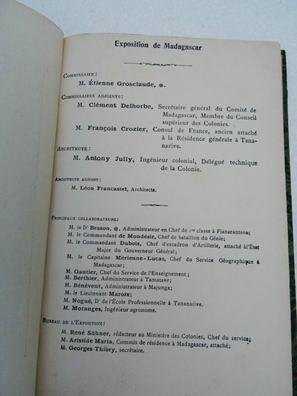 Madagascar exposition universelle de 1900 colonies et pays de protectorats – Image 12