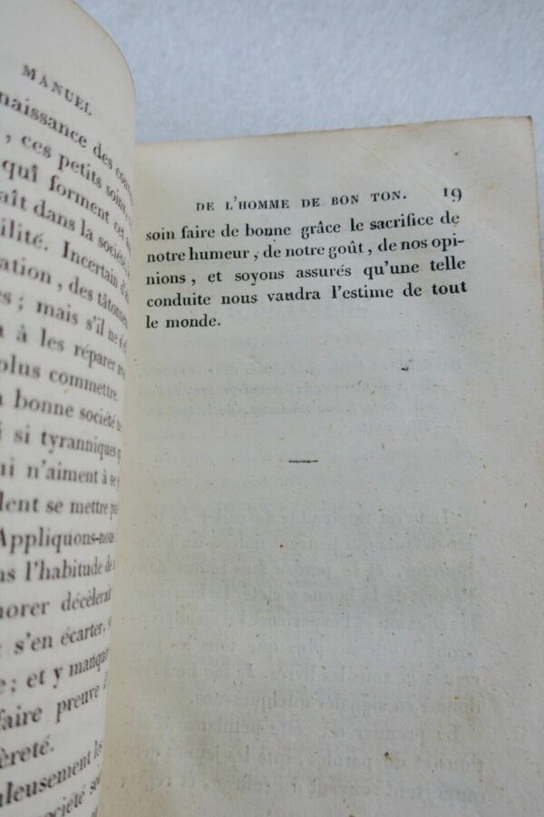 Manuel de l'Homme de bon ton ou Cérémonial de la Bonne Société..1830 – Image 7