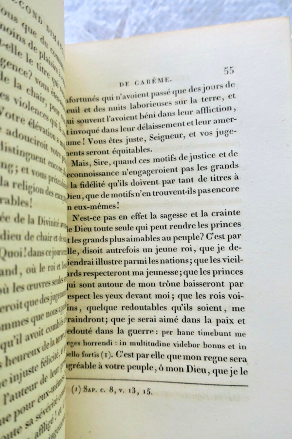 Massillon Petit carême de Massillon, évêque de Clermont Imprimerie Didot 1812 – Image 6