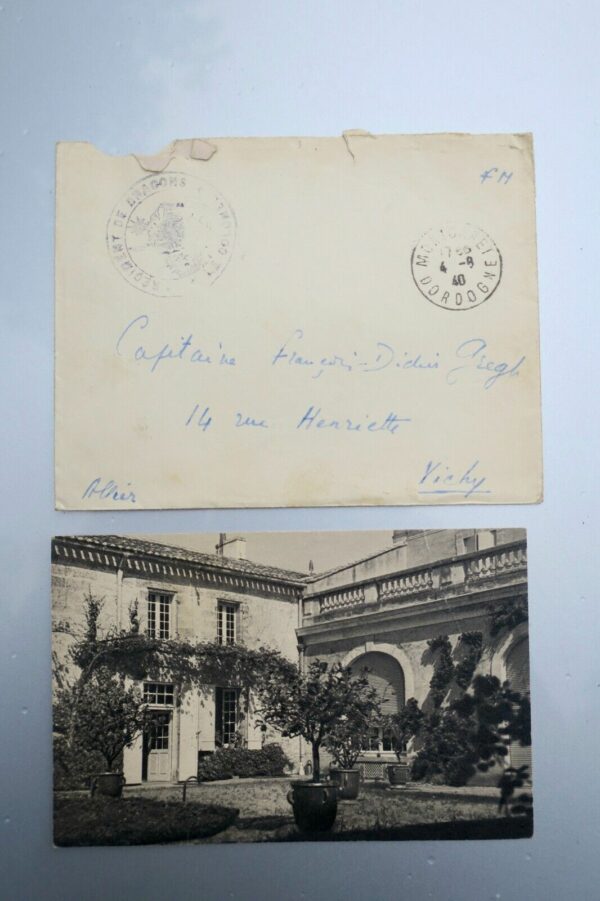 Maurice Druon carte autographe  1940