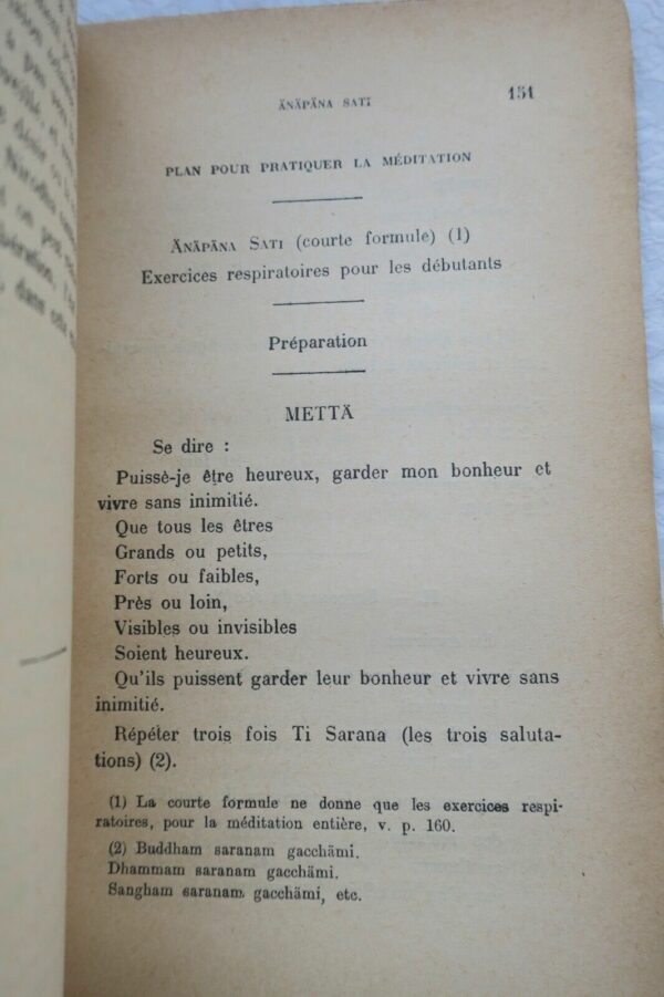 Méditation bouddhique. Etude sur sa théorie et sa pratique... – Image 3