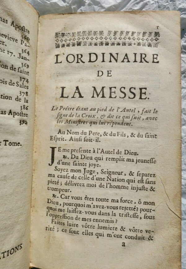 Méditations sur tous les mystères de la foy et sur les epistres.. 1712 – Image 4