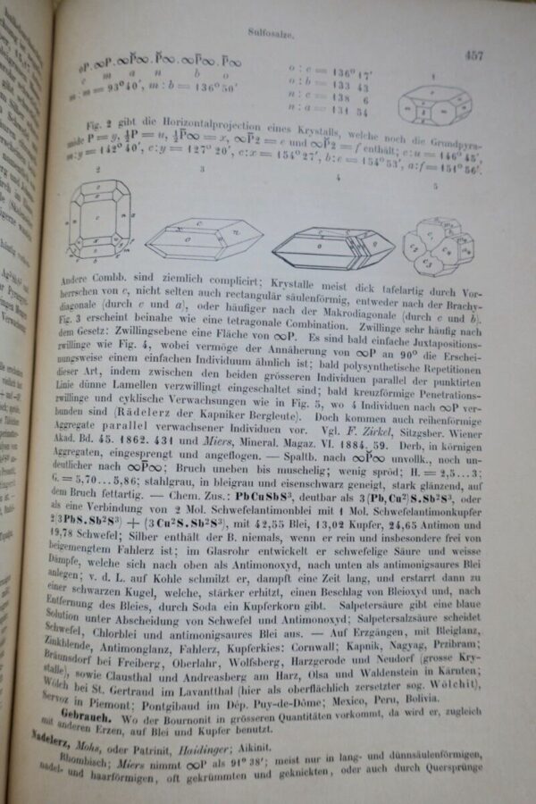 Mineralogie Elemente der Mineralogie 1901 – Image 5