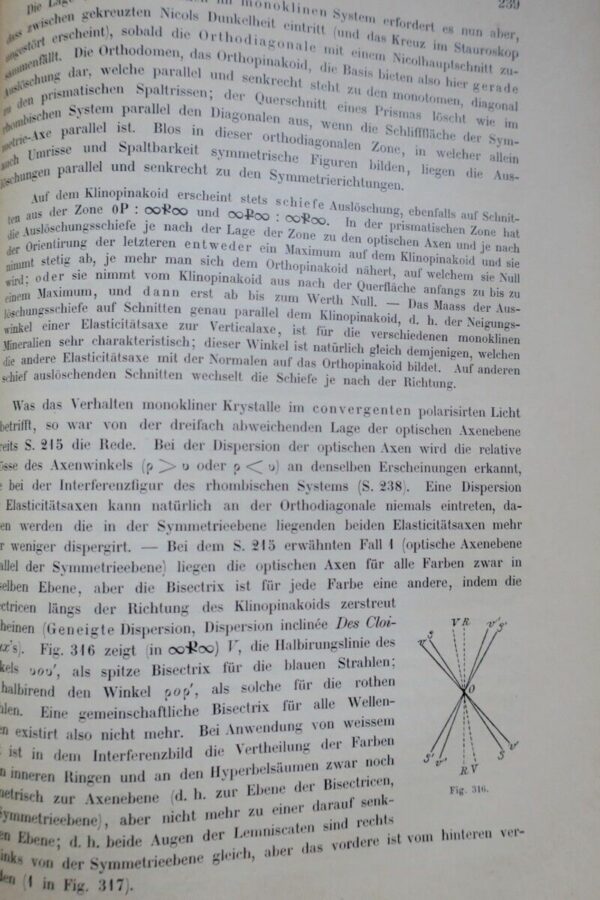 Mineralogie Elemente der Mineralogie 1901 – Image 6