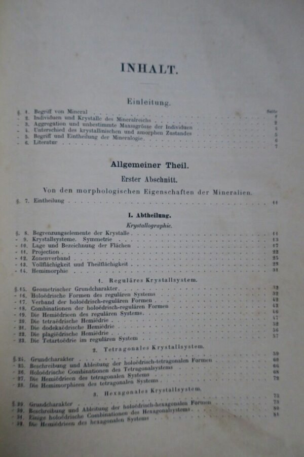 Mineralogie Elemente der Mineralogie 1901 – Image 9