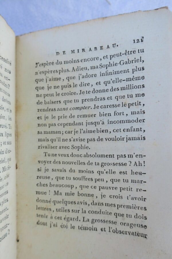 Mirabeau Lettres originales de Mirabeau, écrites du donjon de Vincennes 1803 – Image 6