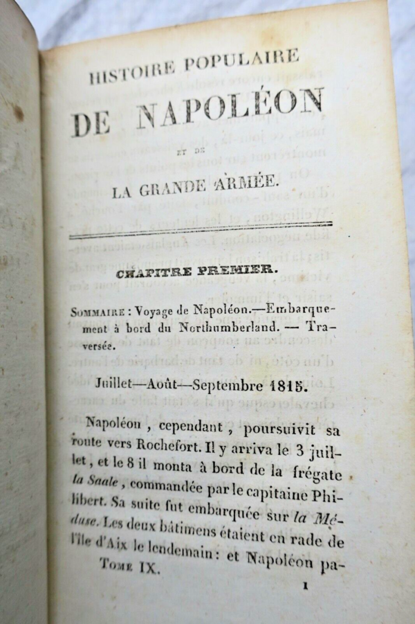 Napoléon RAISSON Histoire populaire de Napoléon et de la Grande armée 1830 – Image 12