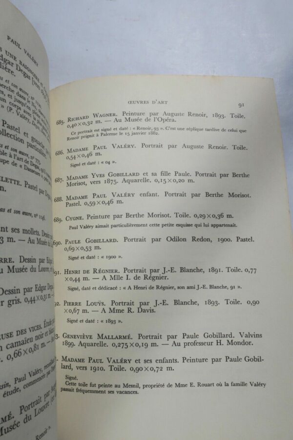 Paul Valéry Catalogue de l'exposition  la Bibliothèque Nationale 1956 – Image 4