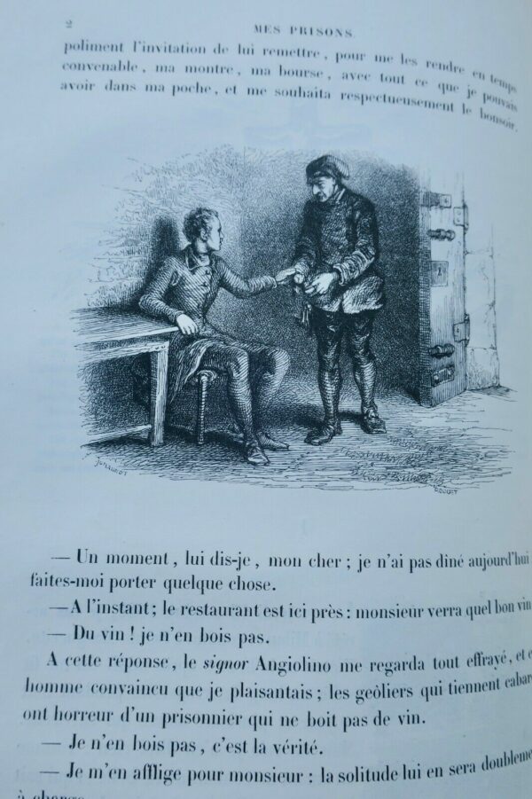 Pellico Mes prisons. Suivies du discours sur les devoirs des hommes EO 1843 – Image 10