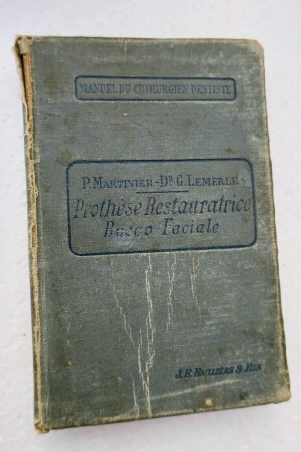 Prothèse restauratrice bucco-faciale et traitement des fractures..1915 – Image 3