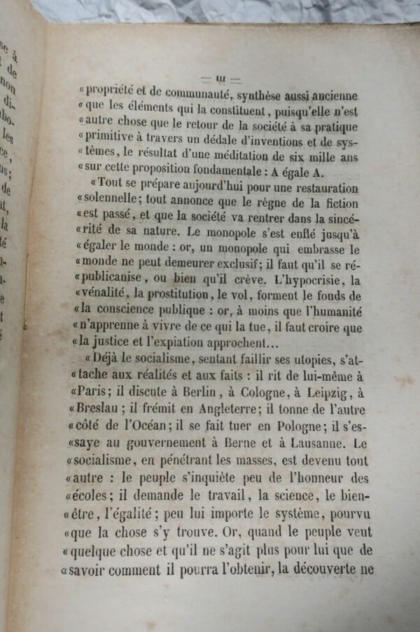 Proudhon, Pierre-Joseph: Résumé de la question sociale, banque d échange 1849 – Image 7