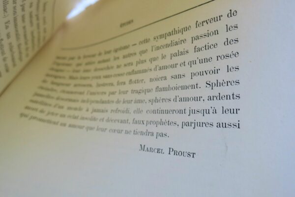 Proust 1892-1893 TEXTES INEDITS LE BANQUET