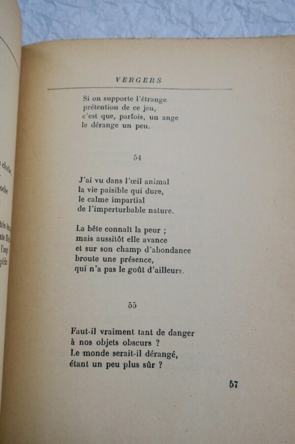 RAINER MARIA RILKE: VERGERS. NRF 1941 – Image 4