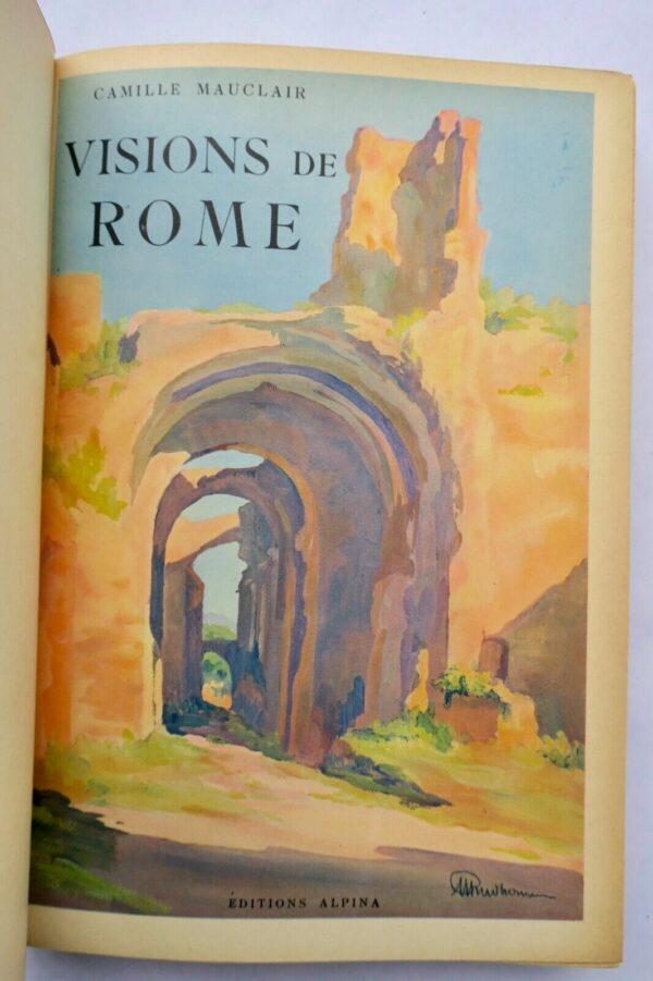 ROME Mauclair Camille Visions de Rome Alpina 1939 – Image 10