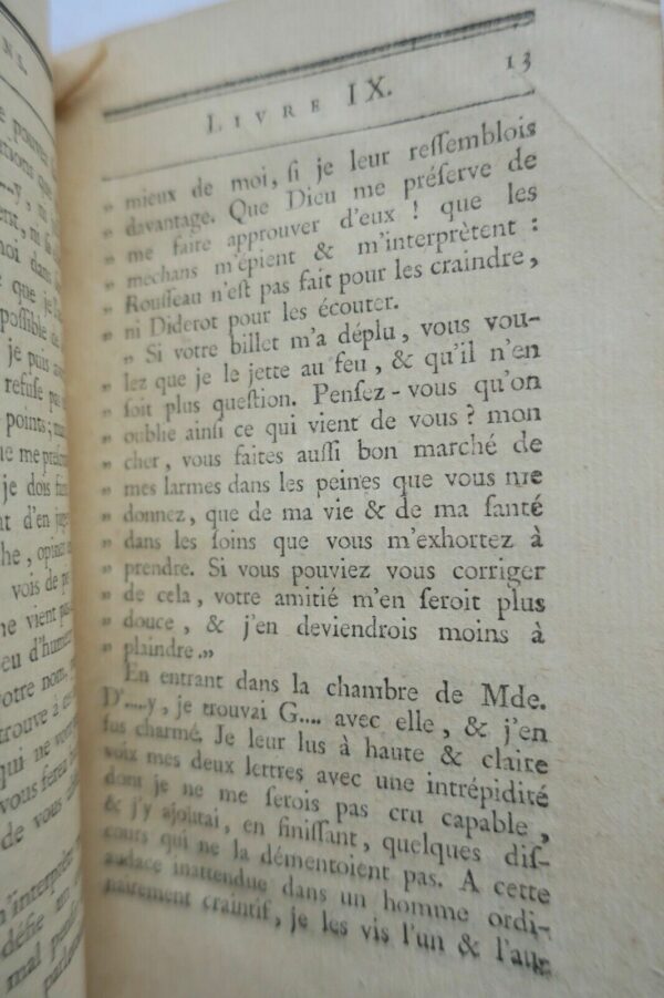 ROUSSEAU les confessions  1789 réveries du promeneur solitaire – Image 6