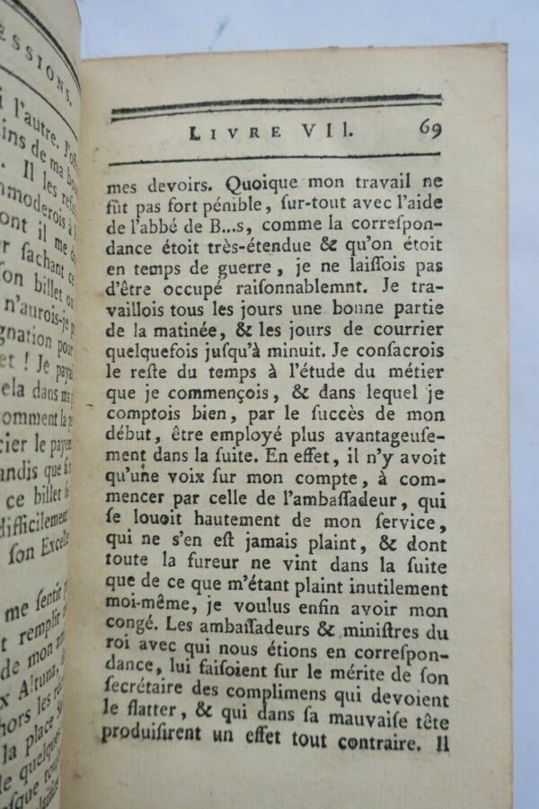 ROUSSEAU les confessions  1789 réveries du promeneur solitaire – Image 10