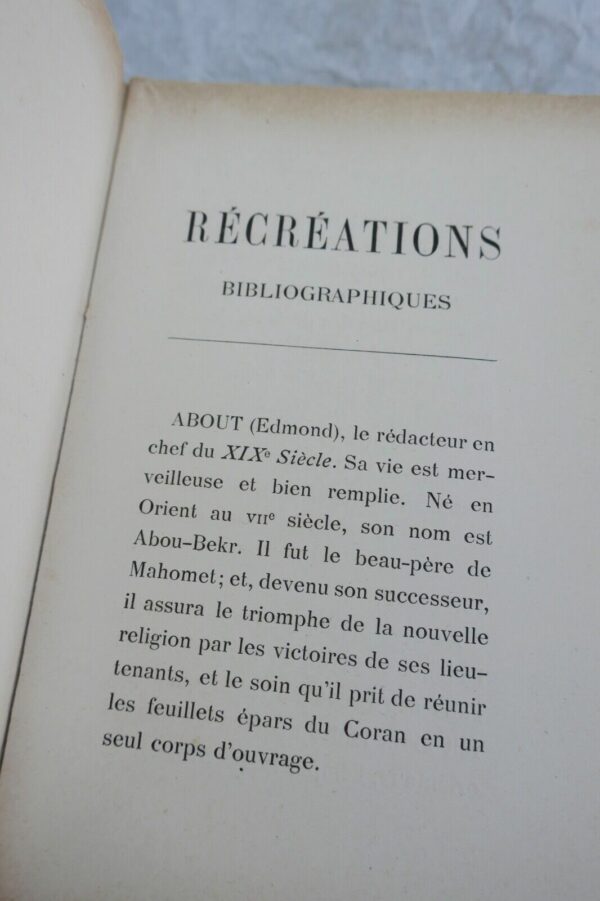 Recreations bibliographiques 1882 – Image 6