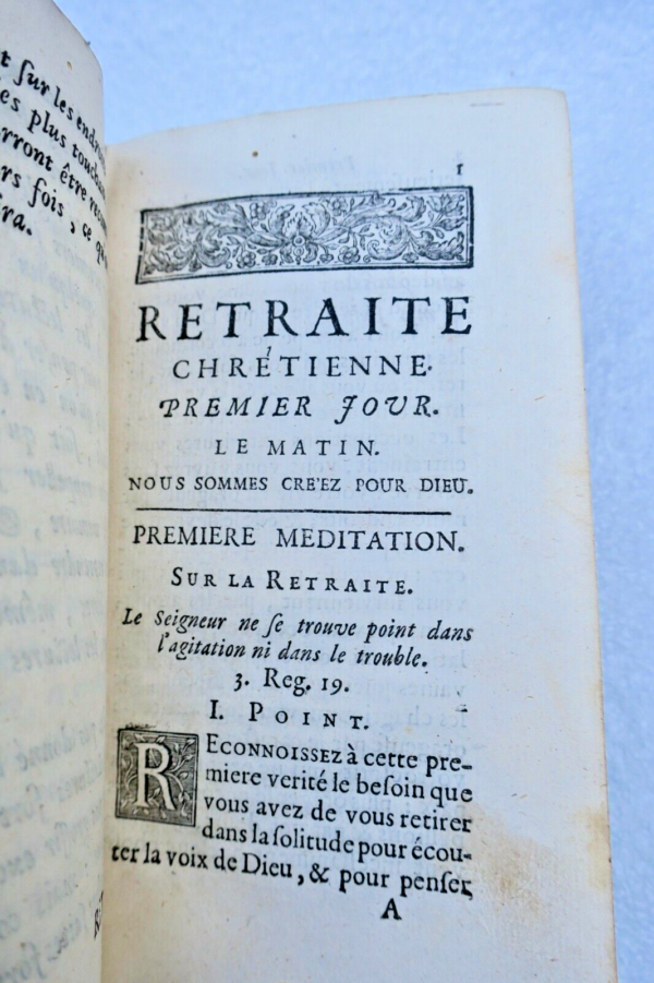 Retraite chrétienne sur les veritez du salut 1712 – Image 5