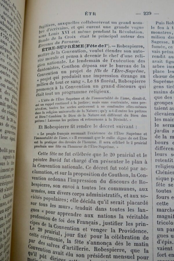 Révolution Dictionnaire de la Révolution Française 1893 – Image 7