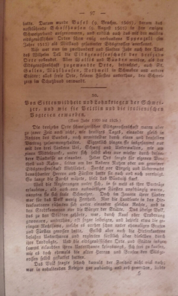 SUISSE Zschokke  Des Schweizerlands Geschichte für das Schweizervolk. 1834 – Image 3