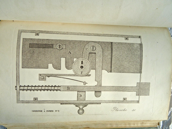 Serrurier Parfait serrurier ou Traité complet des ouvrages faits en fer 1843 – Image 3