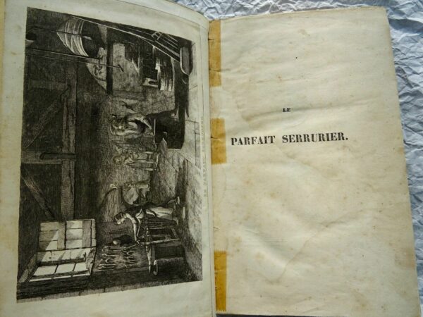 Serrurier Parfait serrurier ou Traité complet des ouvrages faits en fer 1843 – Image 5