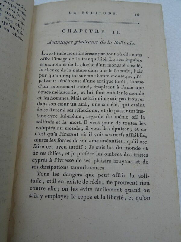 Solitude, considérée relativement à l'esprit et au coeur 1788 – Image 6