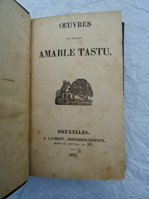 TASTU Madame OEUVRES DE MADAME AMABLE TASTU 1835 – Image 3