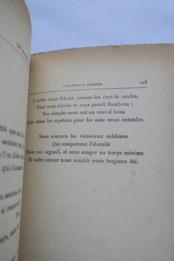 VERHAEREN Emile Les Heures claires + dédicace – Image 6