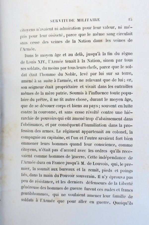 VIGNY Servitude et grandeur militaires. 1857 – Image 3