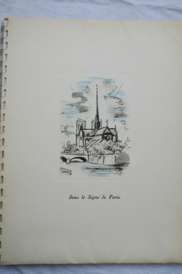 VINS NICOLAS Liste des grands vins 1949. Sous le signe de Paris.Dignimont