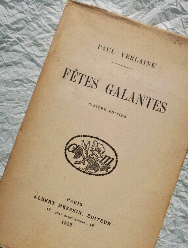 Verlaine Fêtes galantes 1923