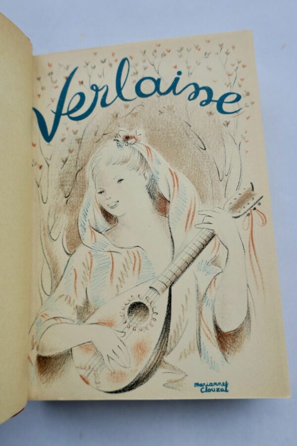 Verlaine Poèmes choisis de Paul Verlaine illustré par Clouzot