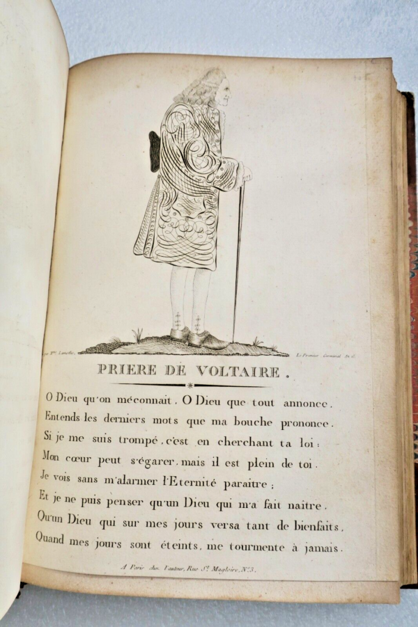 Voltaire 178 Portraits, Frontispize Kunstdrucke Auf Kupfer, Stahl, Radierungen – Image 15