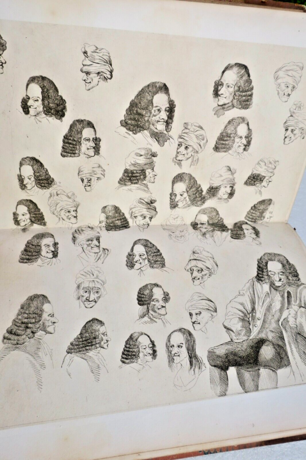 Voltaire 178 Portraits, Frontispize Kunstdrucke Auf Kupfer, Stahl, Radierungen – Image 24