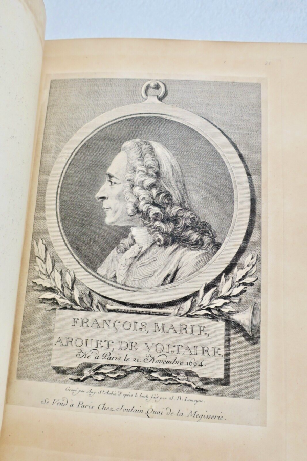 Voltaire 178 Portraits, Frontispize Kunstdrucke Auf Kupfer, Stahl, Radierungen – Image 5