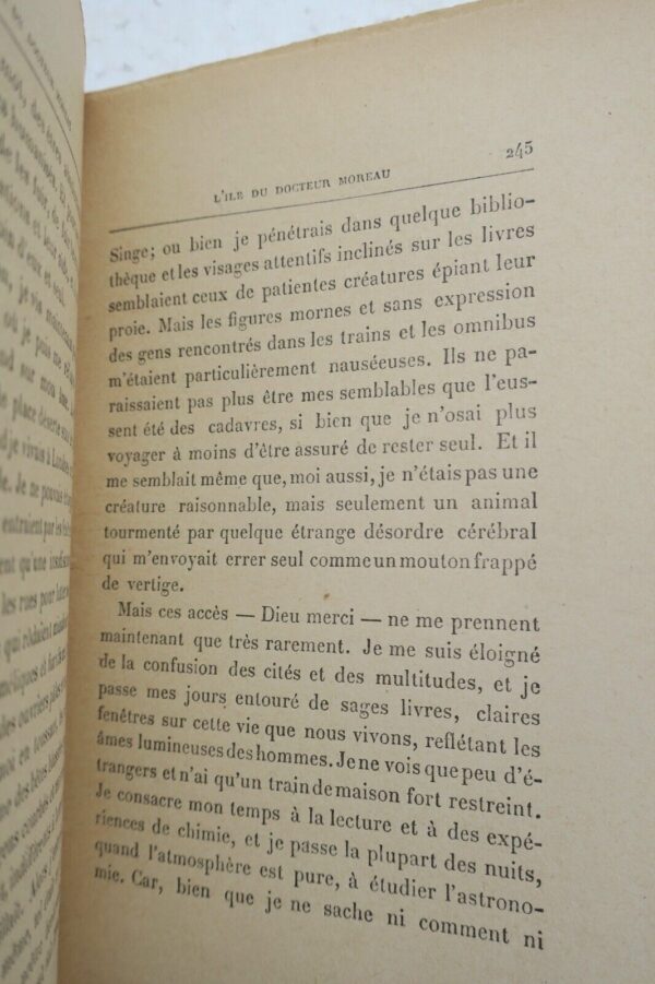 WELLS (H. -G. ) L'ile du Docteur Moreau 1906 EO – Image 4