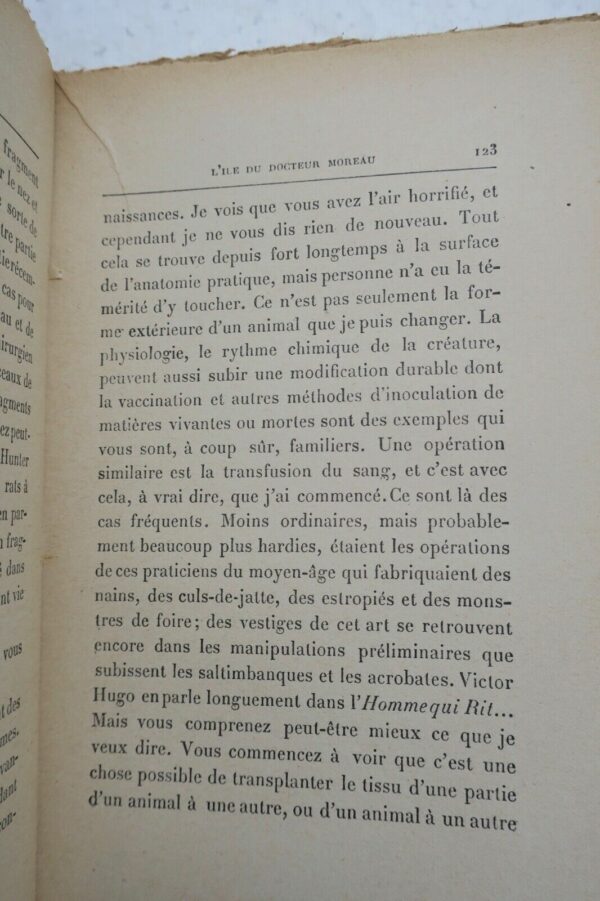 WELLS (H. -G. ) L'ile du Docteur Moreau 1906 EO – Image 6