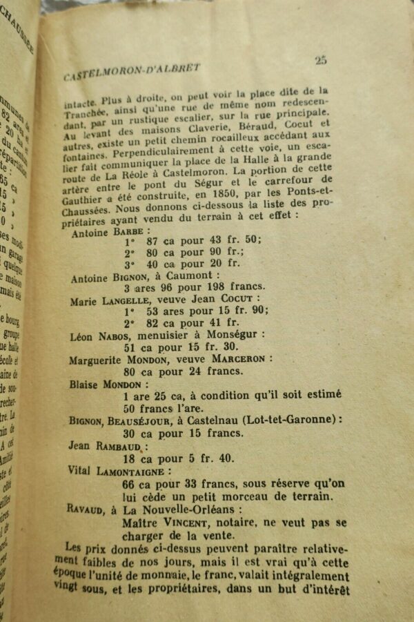 antique sénéchaussée Castermoron-d'Albret 1952 – Image 8