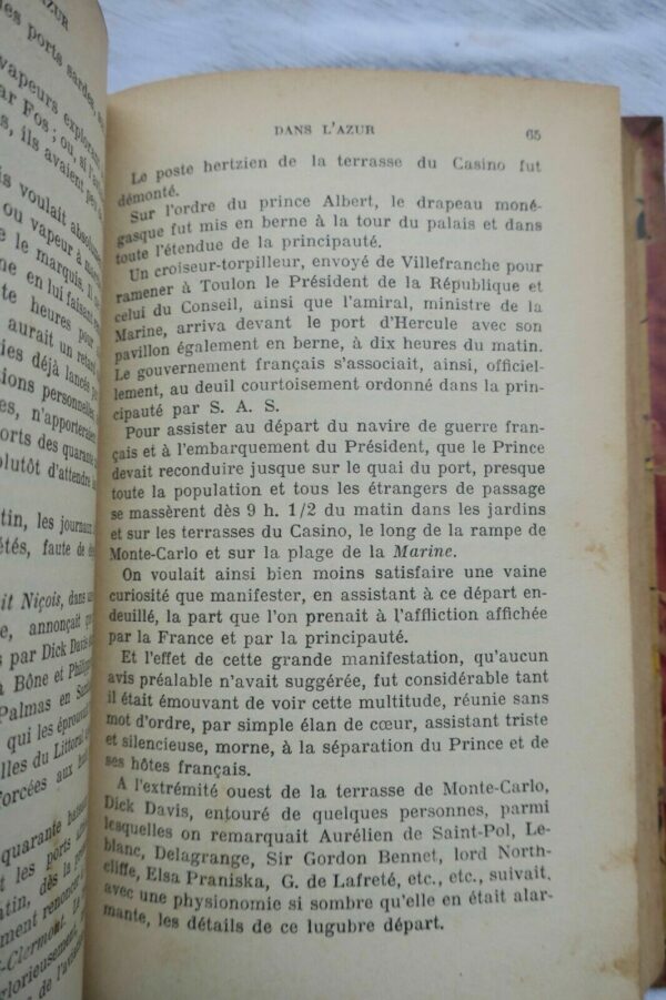 aviation DANS L AZUR. AVENTURES D UN AVIATEUR FRANCAIS 1909 – Image 4