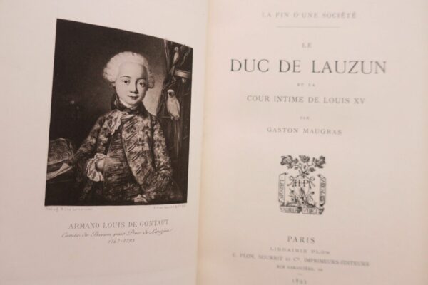 duc de Lauzun et la cour intime de Louis XV – Image 3