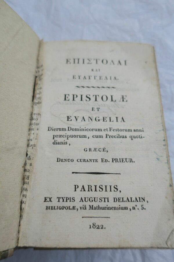 epistolae et evangelia 1822 mini – Image 4