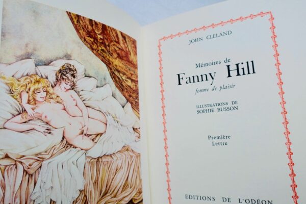 érotique CLELAND Mémoires de Fanny Hill, femme de Plaisir ill-Sophie Busson – Image 18